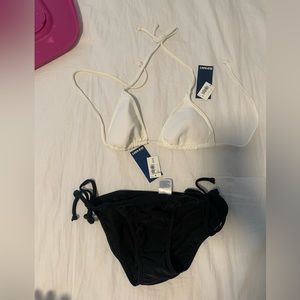 Old Navy Bikini white and black